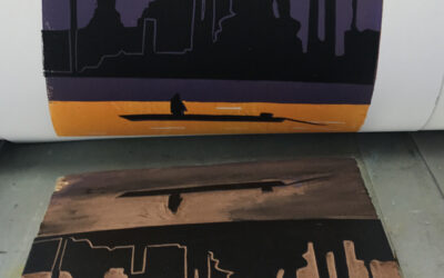 Projet linogravure centre de rééducation Beaulieu