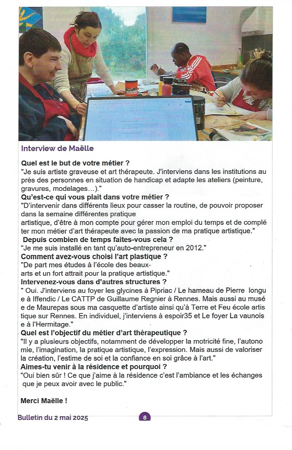 interview-dans le journal de la résidence de la lande-35