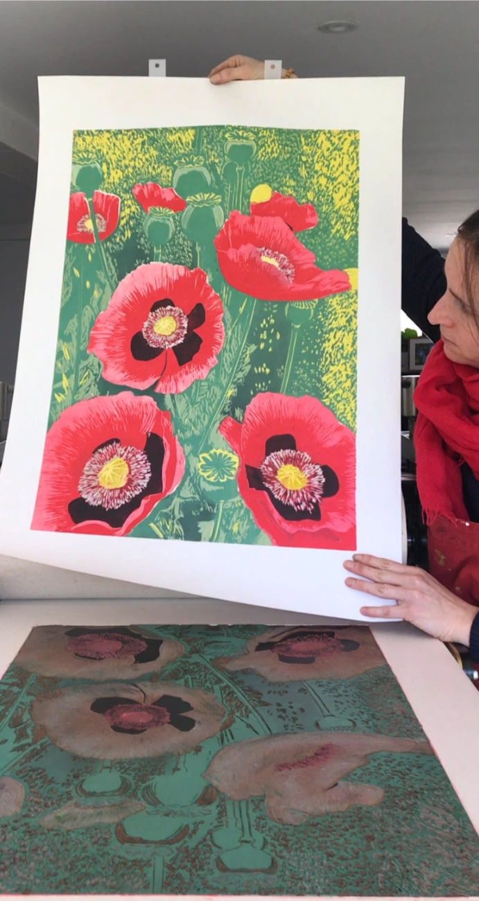 Portrait présentation Maelle Bastard Gravures